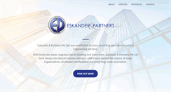 Desktop Screenshot of eskanderpartners.com.au